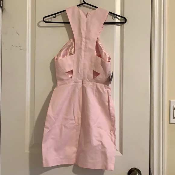 Nasty Gal Blush Pink Body Con Dress - Picture 2 of 5